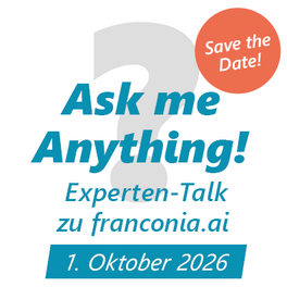Save the Date! Experten-Talk zu franconia.ai am 1. Oktober 2026