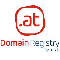 Logo des Domainanbieters "nic.at" (mit Link zur entsprechenden Website)