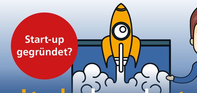 Start-up Slidergrafik Digital durchstarten