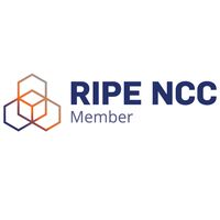 Logo des Unternehmen "RIPE NCC" (mit Link zur entsprechenden Website)