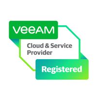 Logo des Unternehmen "veeAM" (mit Link zur entsprechenden Website)