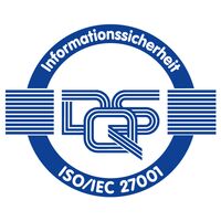 Zertifizierung Informationssicherheit - ISO/IEC 27001 (mit Link zu dqslglobal.com)