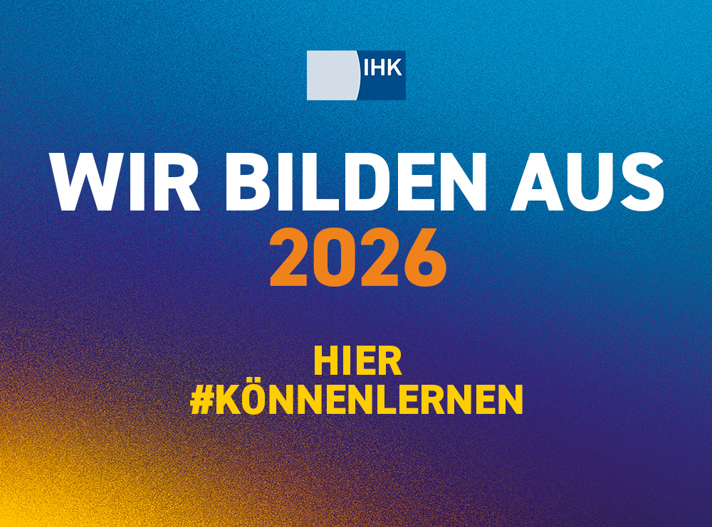 IHK Siegel: Wir bilden aus 2026