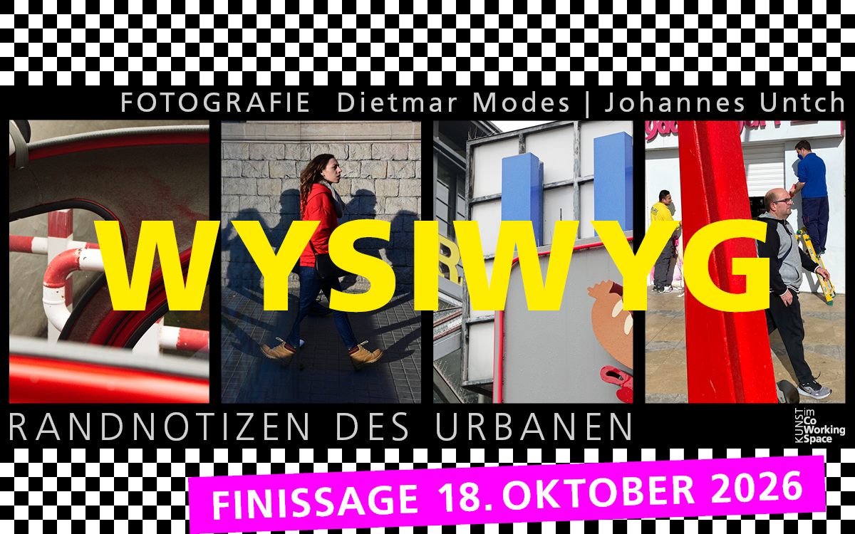 Fotoausstellung Randnotizen des Urbanen - Fotografie von Dietmar Modes und Johannes Untch - Finissage am 18. Oktober 2026