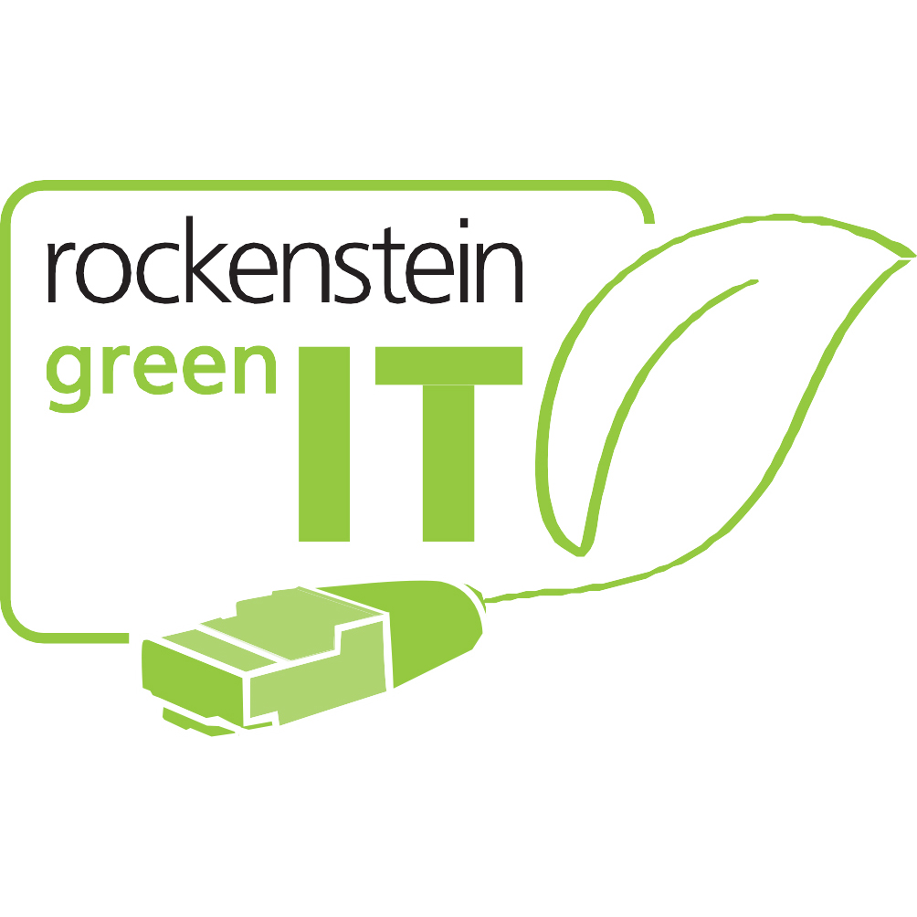 Logo des Kompetenzgebiets "rockenstein green IT"
