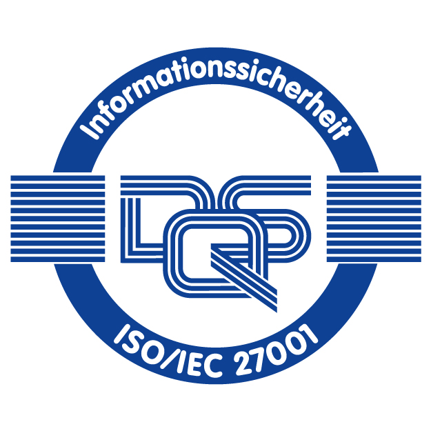 Zertifizierung Informationssicherheit - ISO/IEC 27001 (mit Link zu dqslglobal.com)